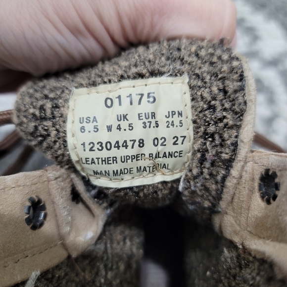 WOLVERINE Taupe Hiking Work Boot Size 6.5 - Picture 7 of 10